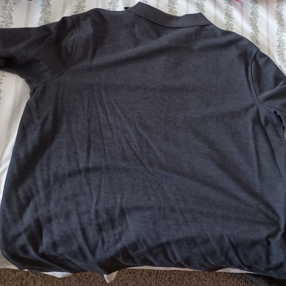 Croft & Barrow Charcoal Polo Shirt - Picture 3 of 4